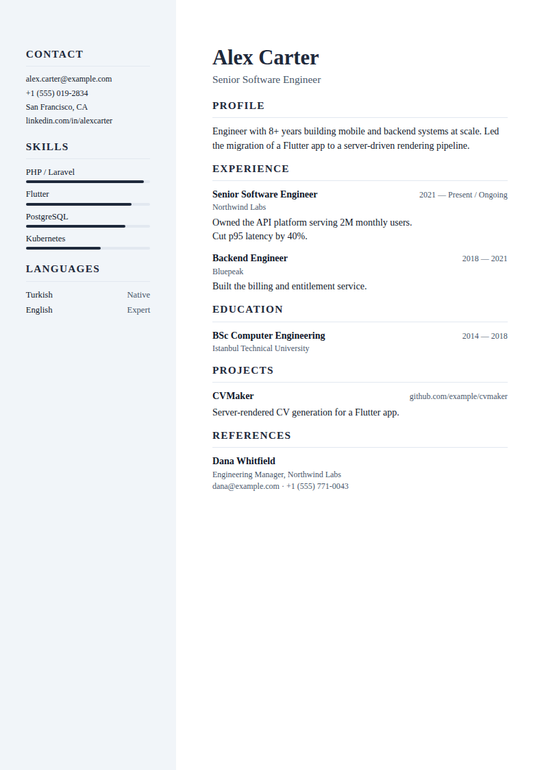 Sidebar Serif